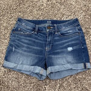 a.n.a Women's Dark Blue Jean Shorts